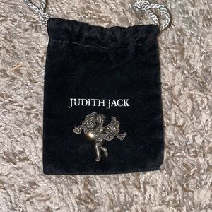 Judith jack sterling silver marcasite jewelry brooch